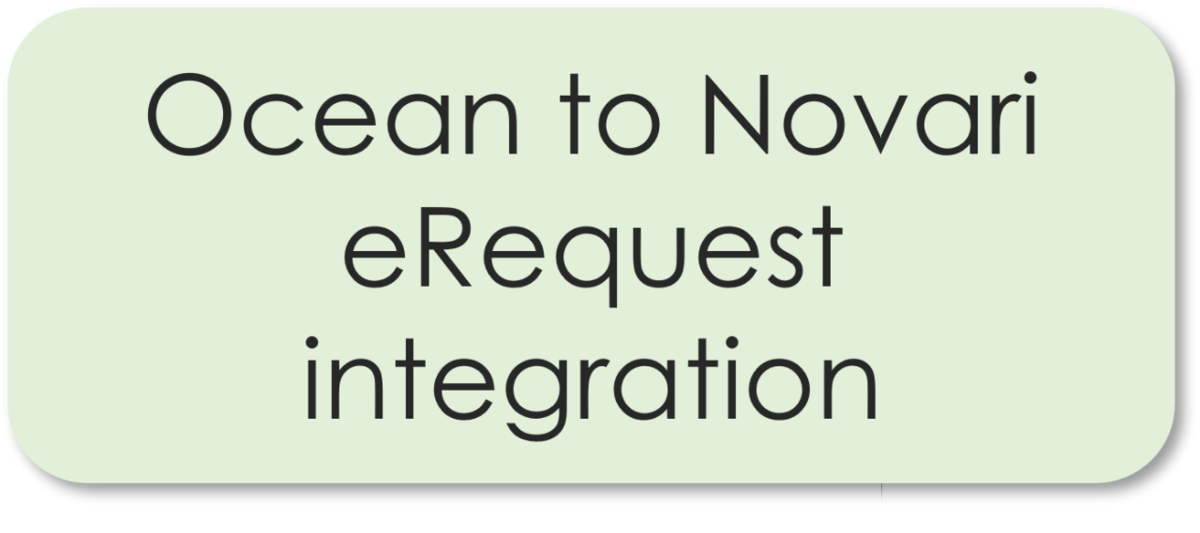 Ocean to Novari eRequest integration